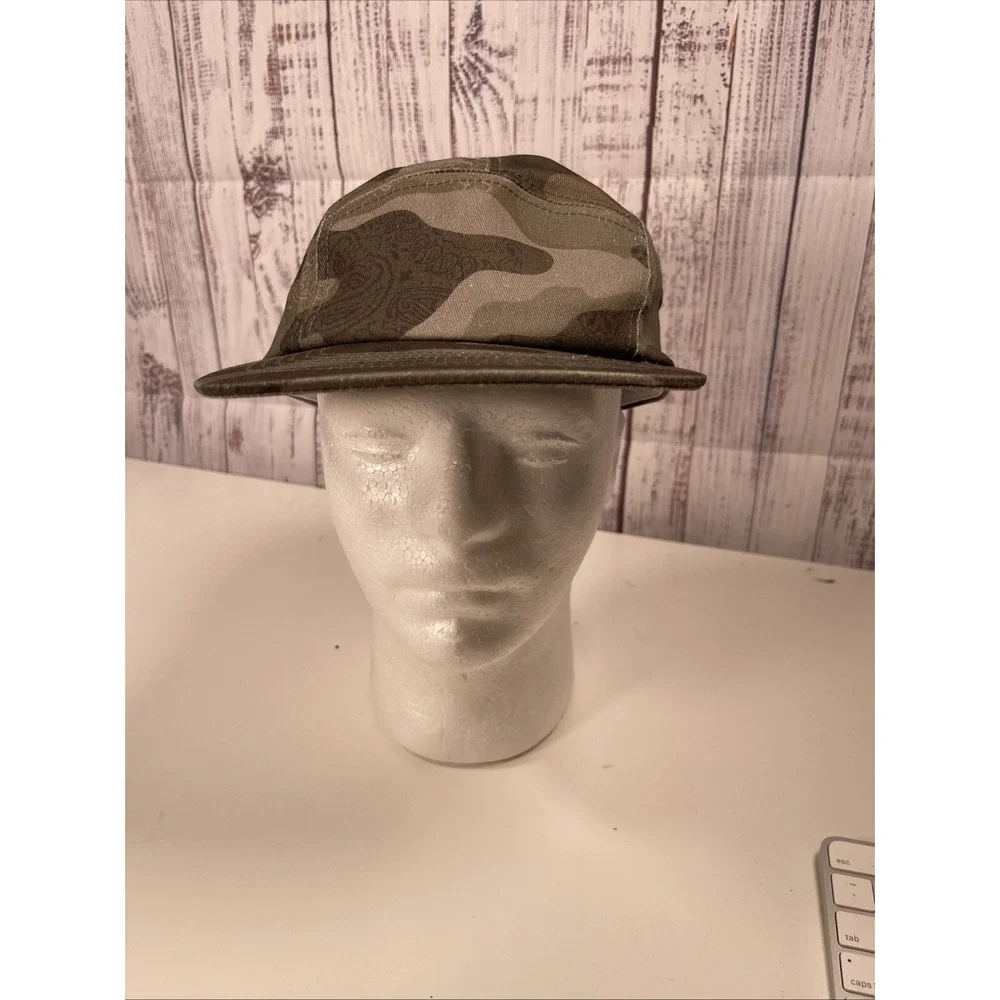 Sun + Stone Men's Paisley Camo Panel Hat Green Size Regular